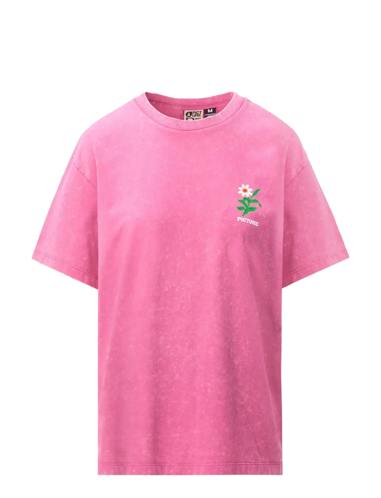 PICTURE ORGANIC CLOTHING LYRA TEE - PICTURE ORGANIC CLOTHING - BEETROOT POWDER WASHED / pink/rose