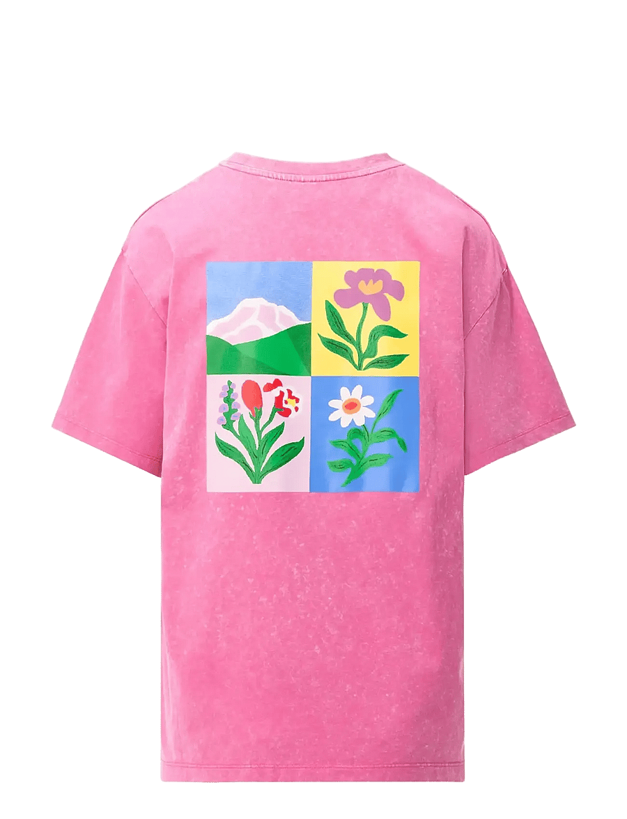 PICTURE ORGANIC CLOTHING - LYRA TEE - beetroot powder washed - 2