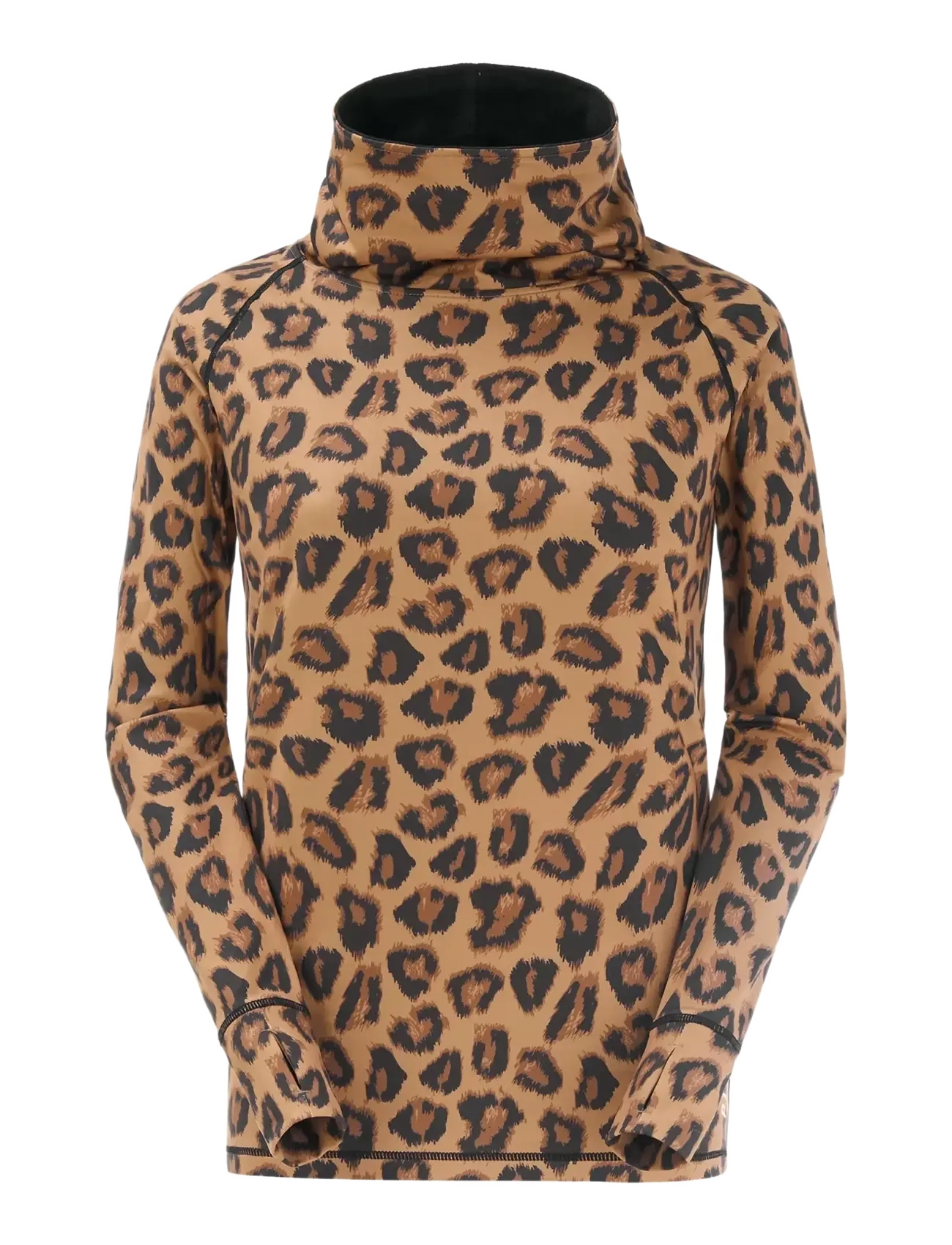PICTURE ORGANIC CLOTHING PAGAYA HIGH  FLEECE - PICTURE ORGANIC CLOTHING - WILD SPOT PRINT / brown