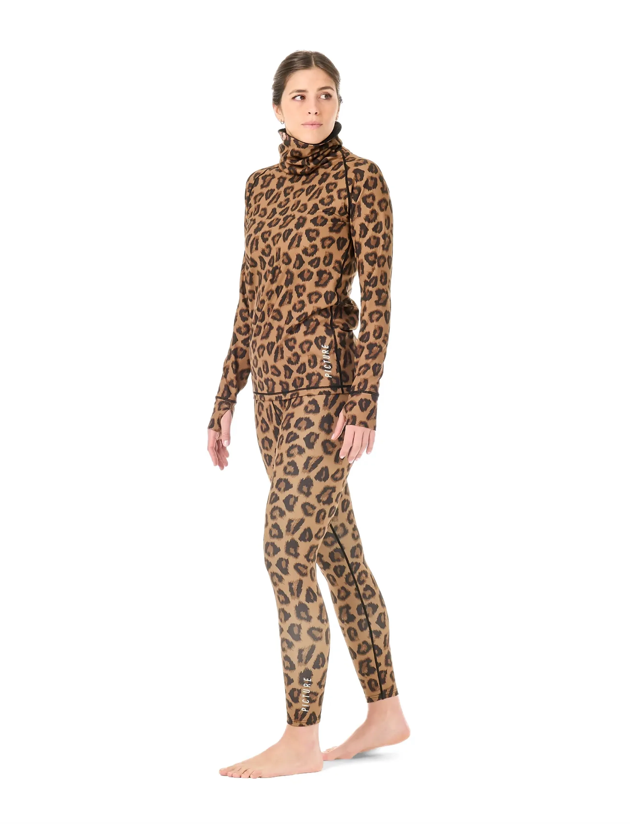 PICTURE ORGANIC CLOTHING - PAGAYA HIGH  FLEECE - oberteile - wild spot print - 4