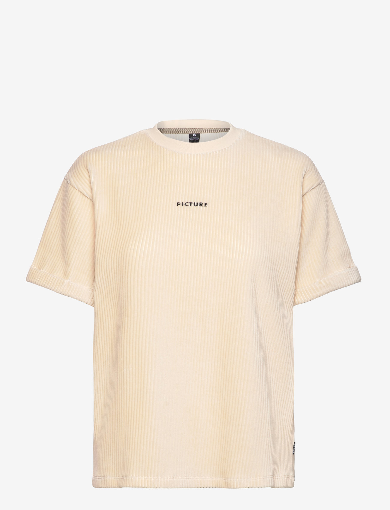 PICTURE ORGANIC CLOTHING - KIARRA VELOURS TEE - t-shirty - whitecap gray - 1