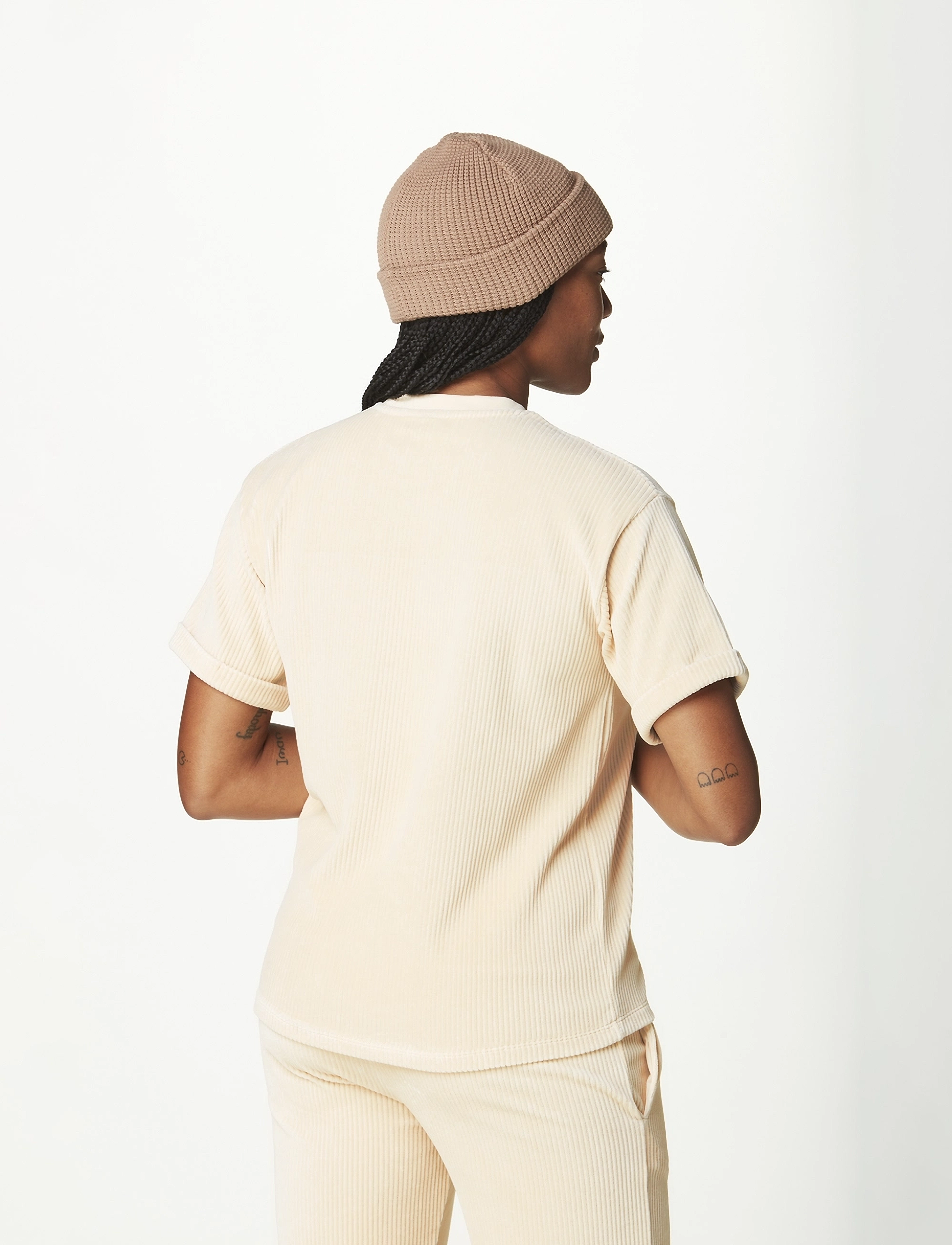 PICTURE ORGANIC CLOTHING - KIARRA VELOURS TEE - alussärgid ja t-särgid - whitecap gray - 4