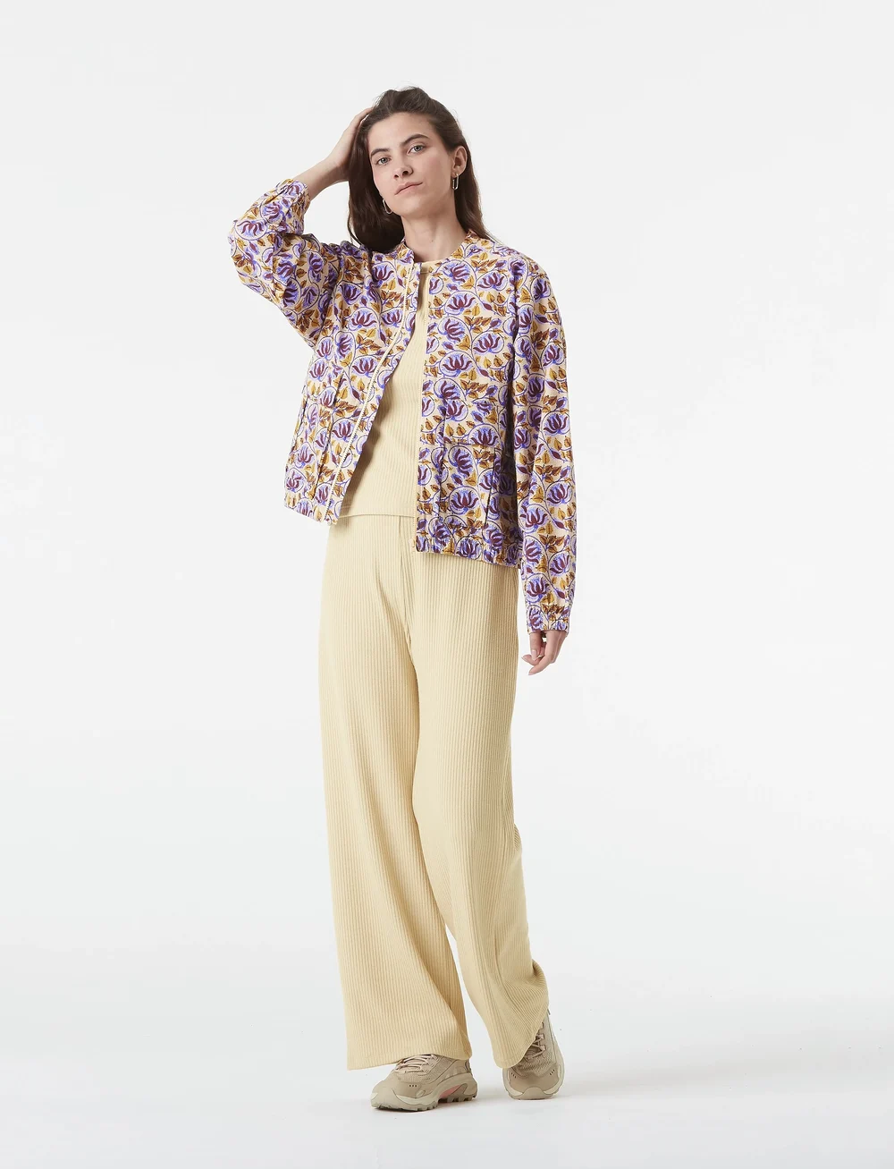PICTURE ORGANIC CLOTHING - SERENATA PRINTED JKT - sportjacken - a alpine thistle print - 0