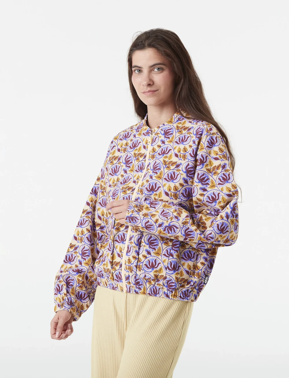 PICTURE ORGANIC CLOTHING - SERENATA PRINTED JKT - sportjacken - a alpine thistle print - 3
