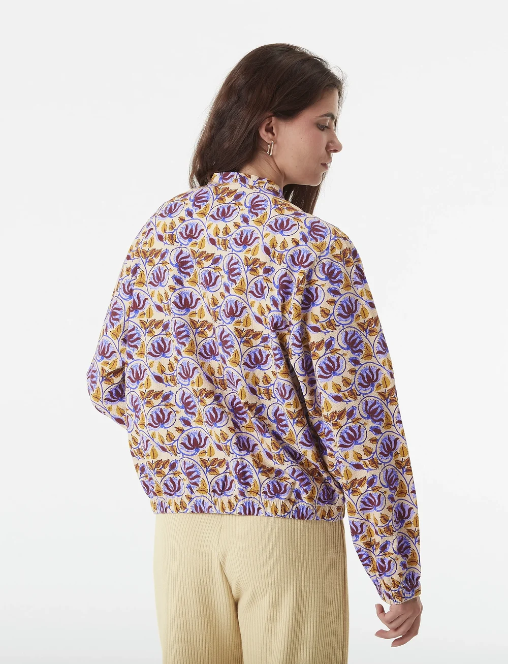 PICTURE ORGANIC CLOTHING - SERENATA PRINTED JKT - sportjacken - a alpine thistle print - 4