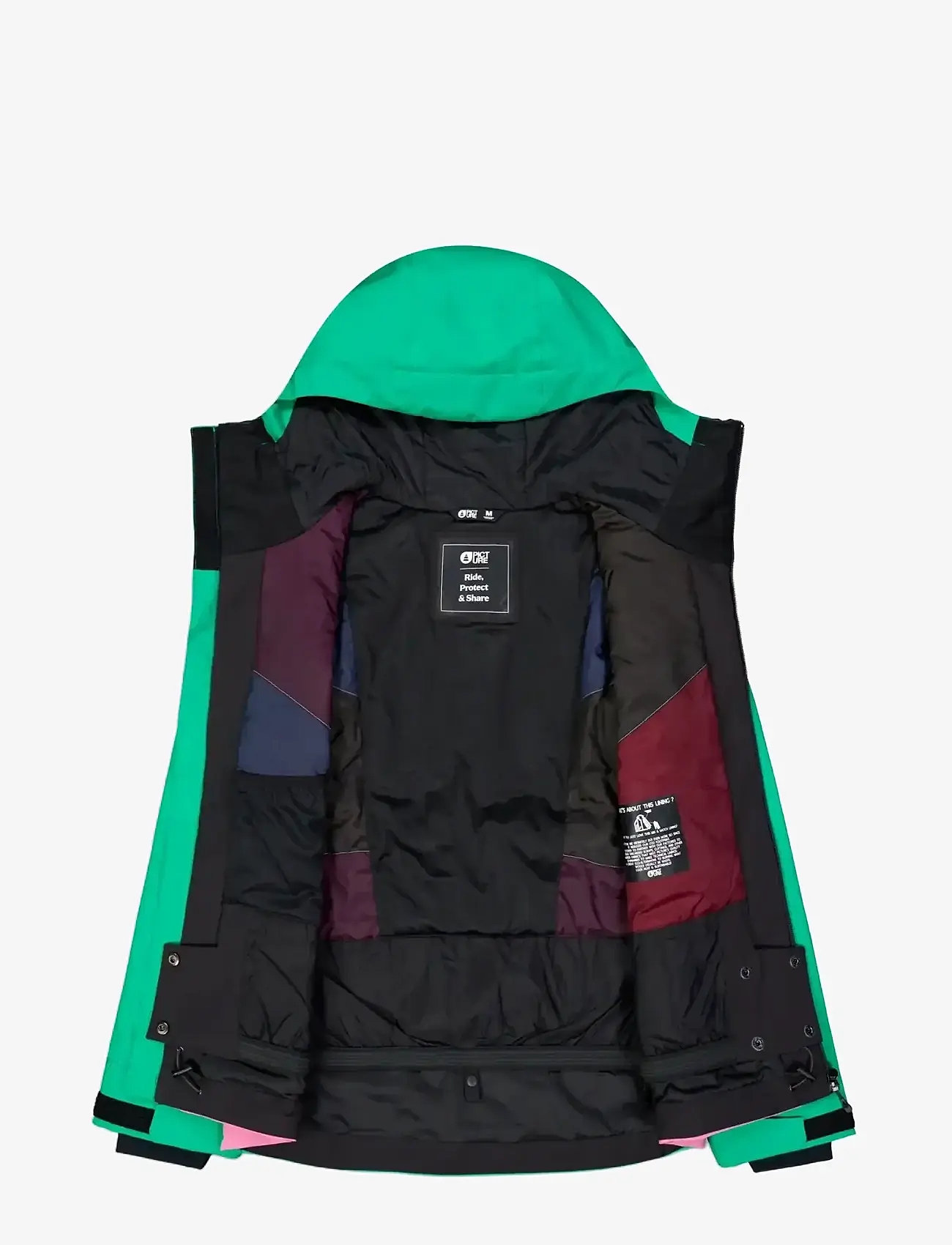 PICTURE ORGANIC CLOTHING - SEAKREST JKT - skidkläder - c emerald - 3