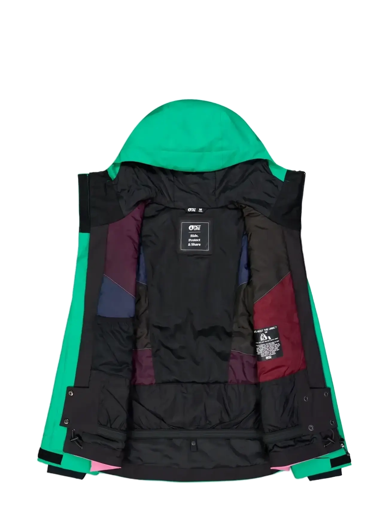 PICTURE ORGANIC CLOTHING - SEAKREST JKT - skitøj - c emerald - 3