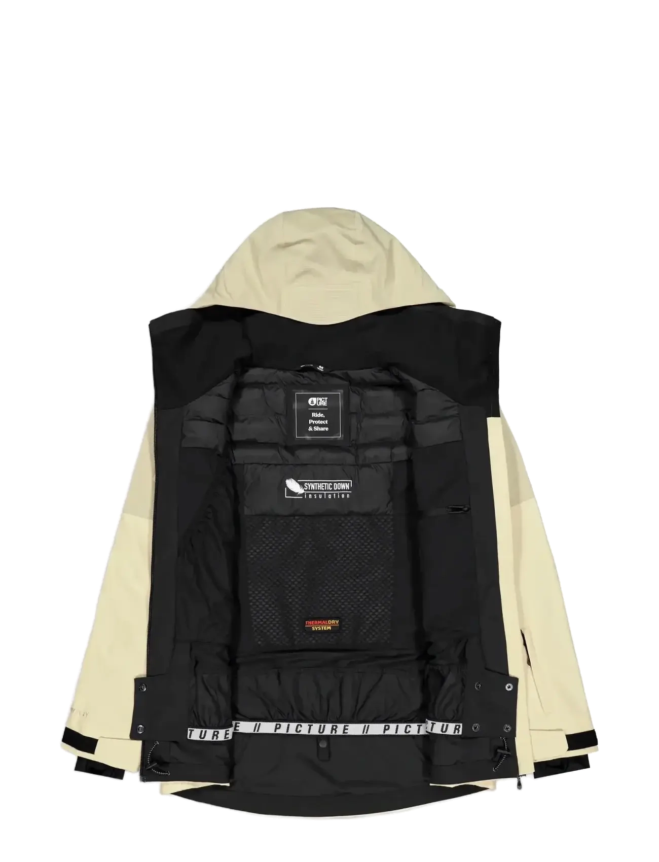 PICTURE ORGANIC CLOTHING - SYGNA JKT - vêtements de ski - c wood ash - 3