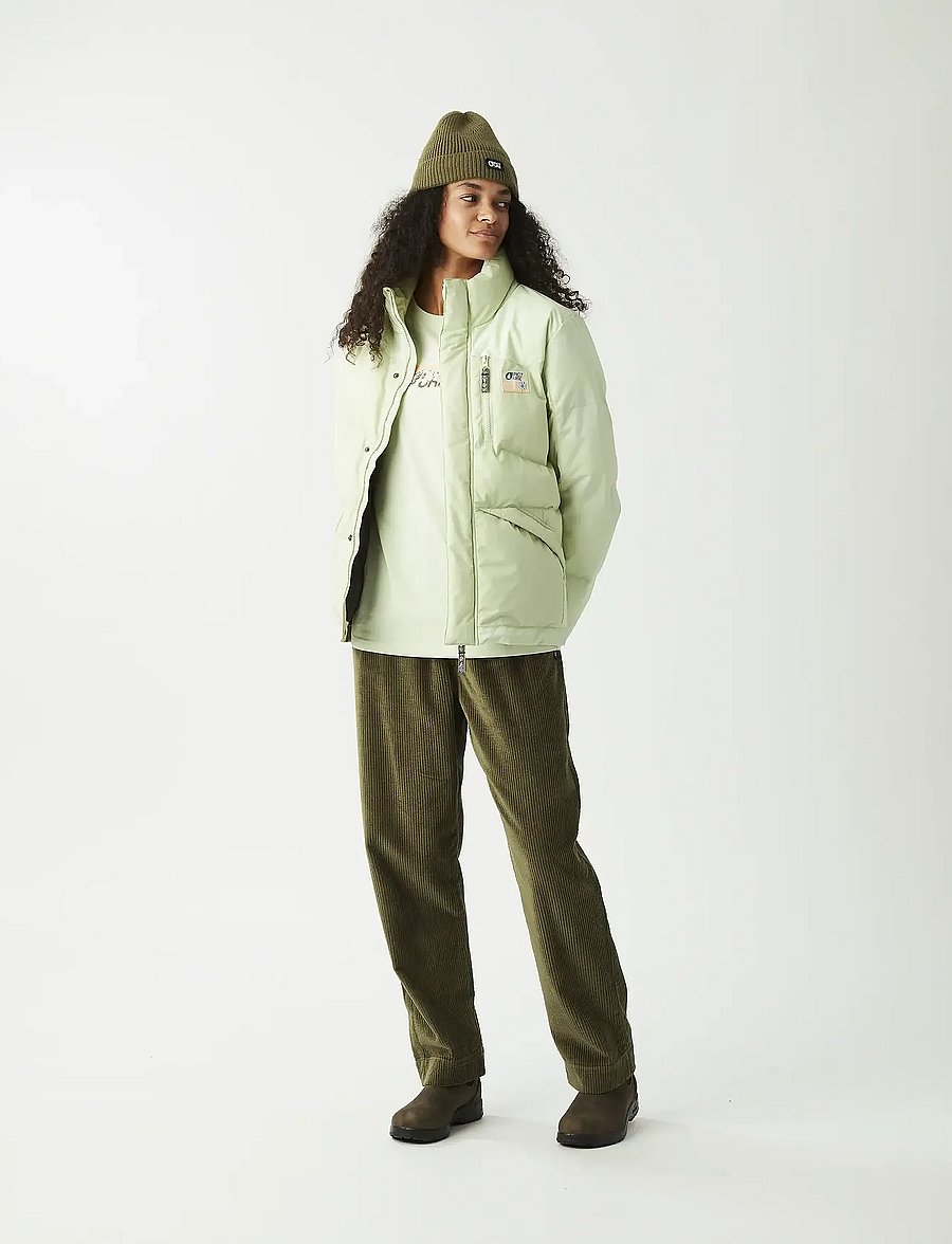 PICTURE ORGANIC CLOTHING - ZONK JKT - sulejoped ja voodriga joped - a tender green - 5
