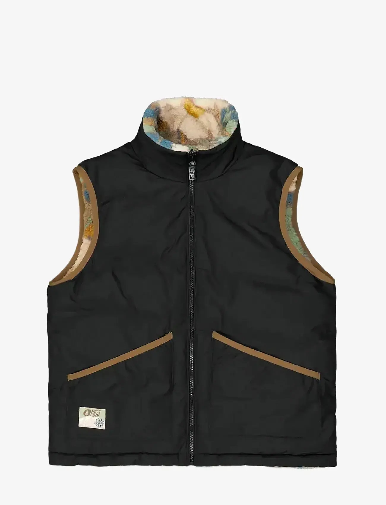 PICTURE ORGANIC CLOTHING - HYLLA REV VEST - outerwear - a black timeless flower - 1