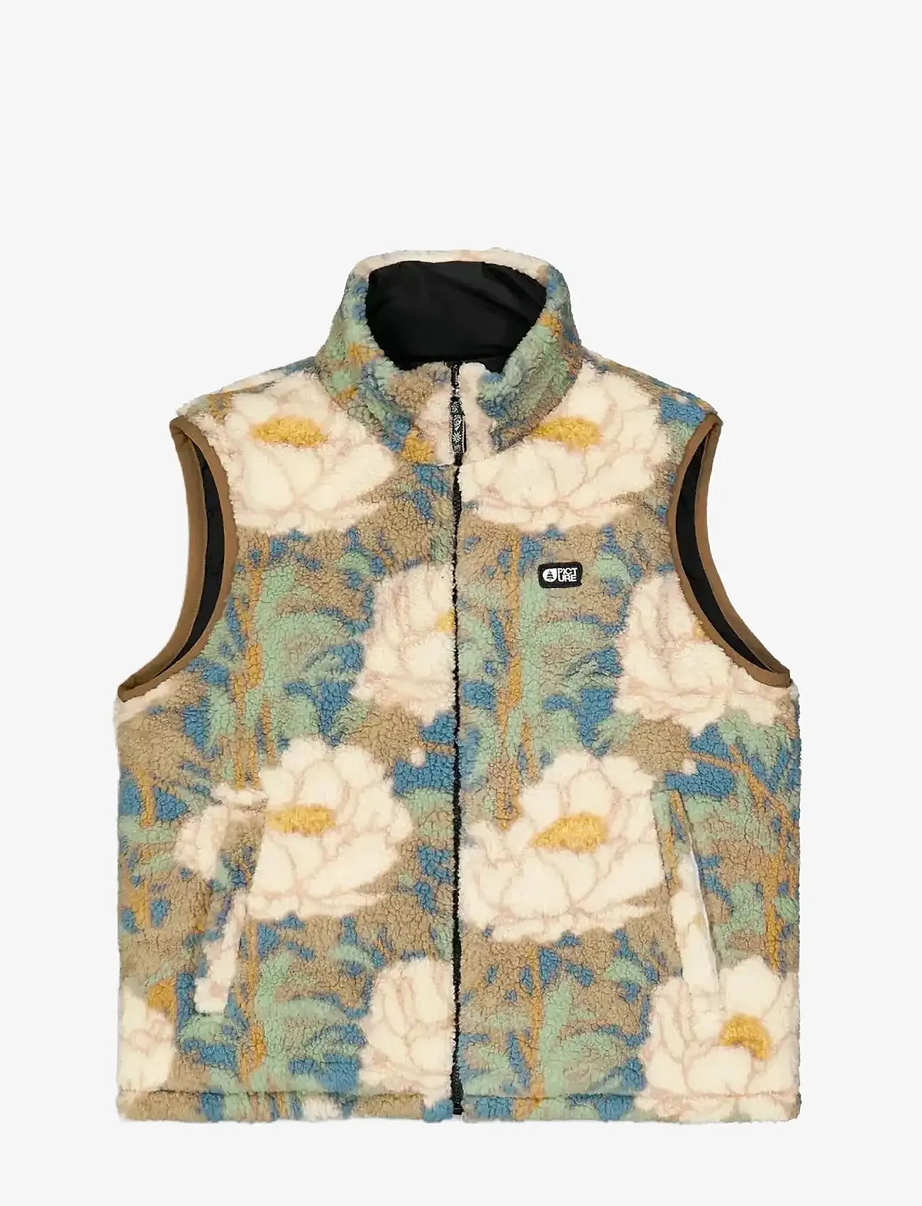 PICTURE ORGANIC CLOTHING - HYLLA REV VEST - outerwear - a black timeless flower - 3