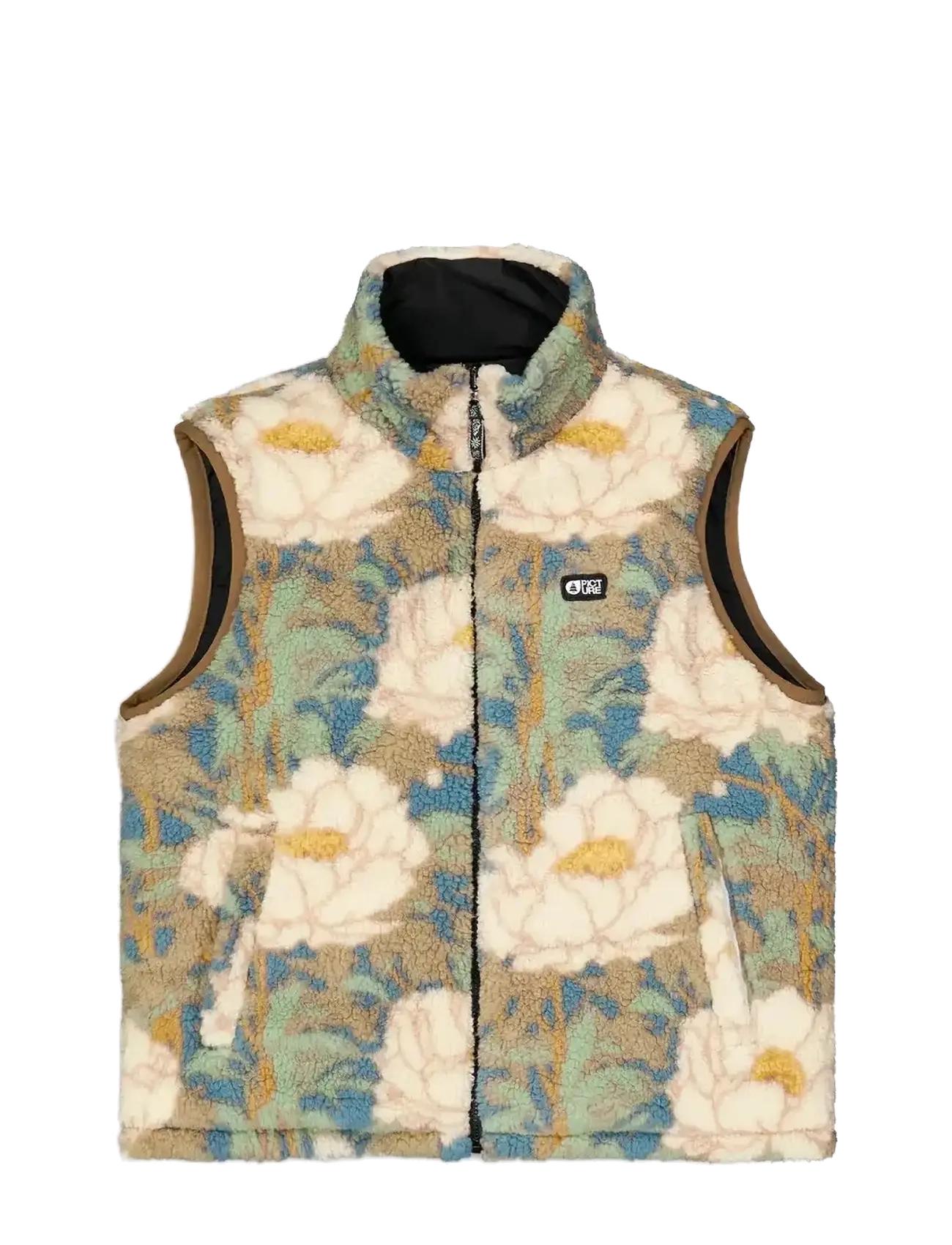 PICTURE ORGANIC CLOTHING - HYLLA REV VEST - gilets sans manches - a black timeless flower - 3