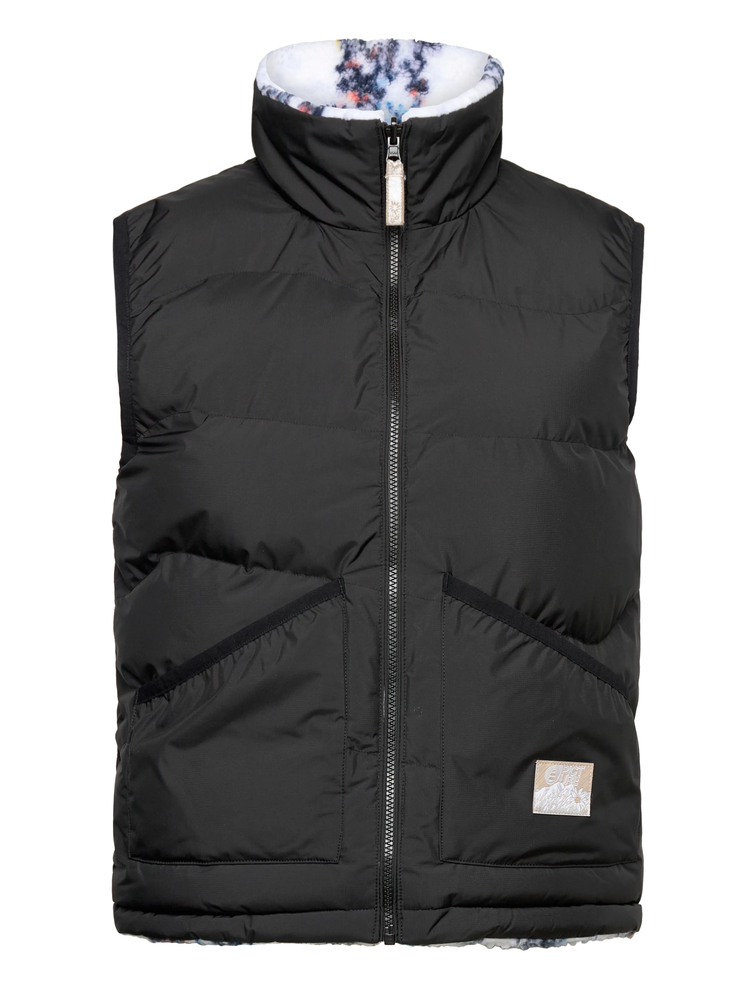 PICTURE ORGANIC CLOTHING HYLLA REV VEST - Veste - SCHRUBBY PRINT / black