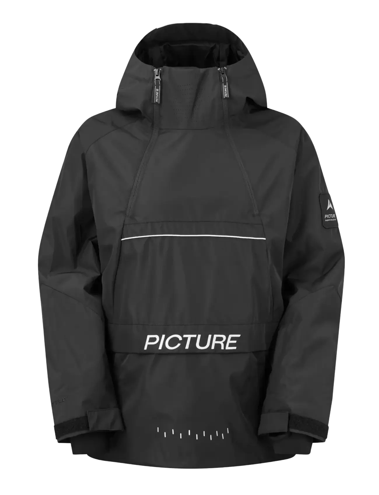 PICTURE ORGANIC CLOTHING LUMA 1/4 ZIP - Skidjackor - BLACK / black