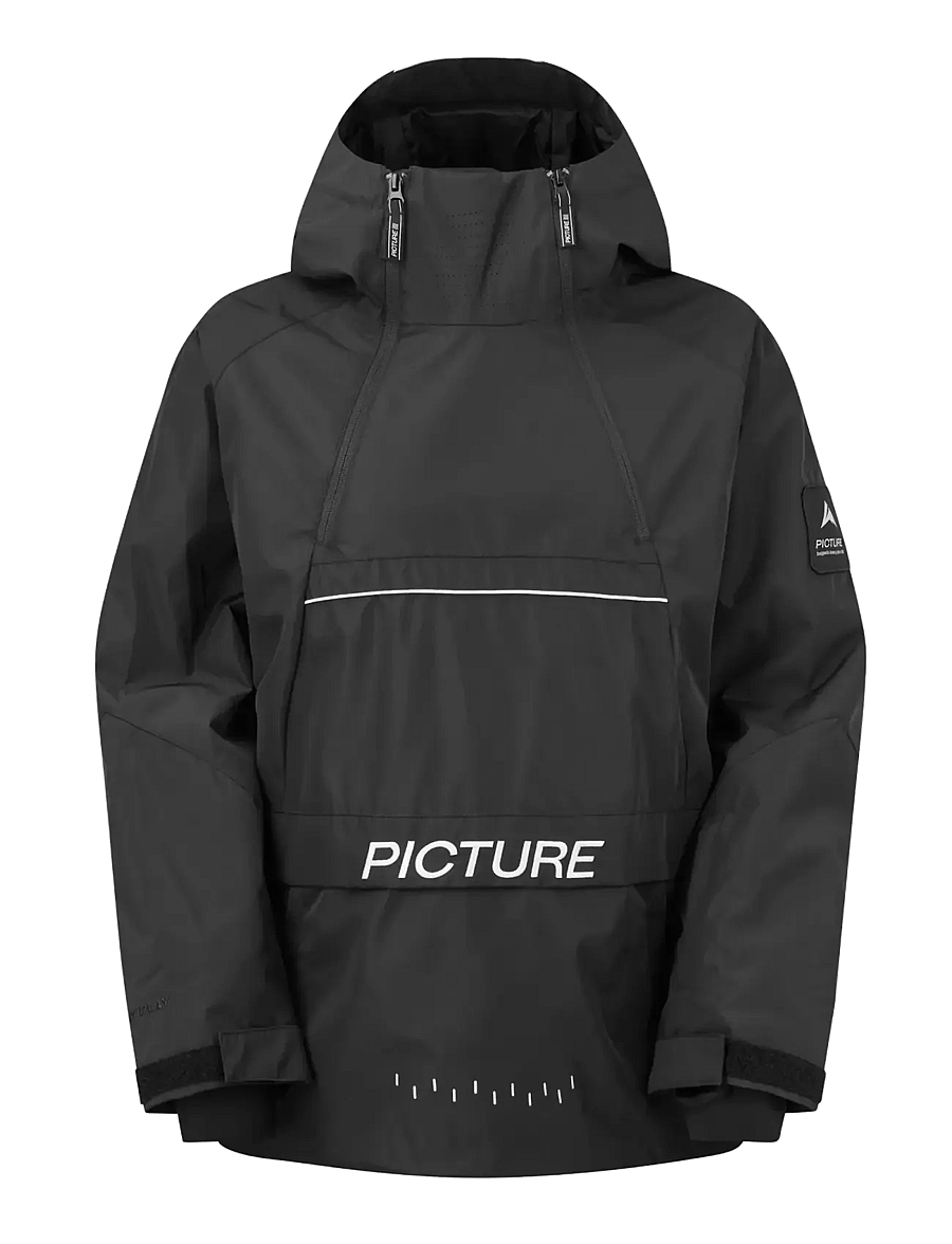 PICTURE ORGANIC CLOTHING - LUMA 1/4 ZIP - skidkläder - black - 1