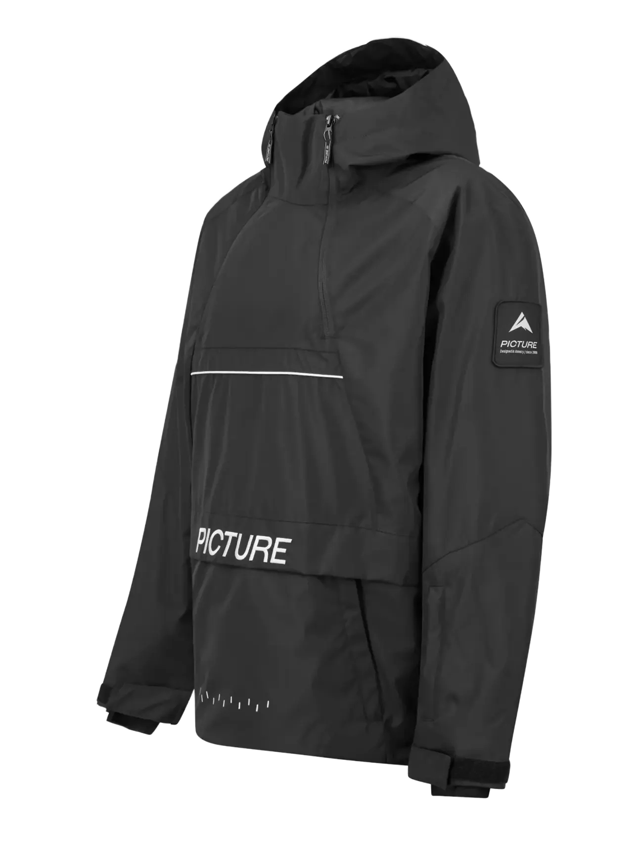 PICTURE ORGANIC CLOTHING - LUMA 1/4 ZIP - skidkläder - black - 2