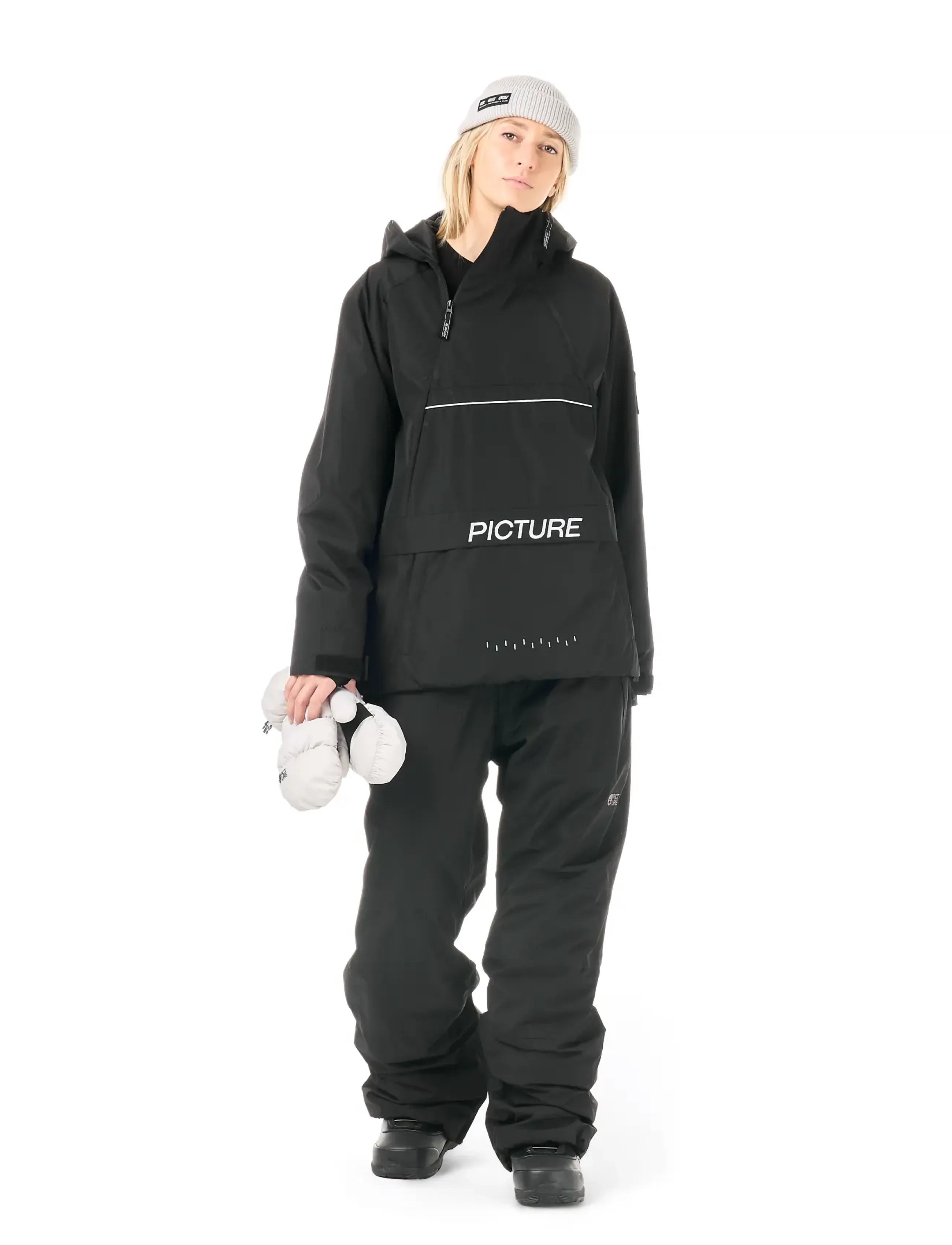 PICTURE ORGANIC CLOTHING - LUMA 1/4 ZIP - skidkläder - black - 0