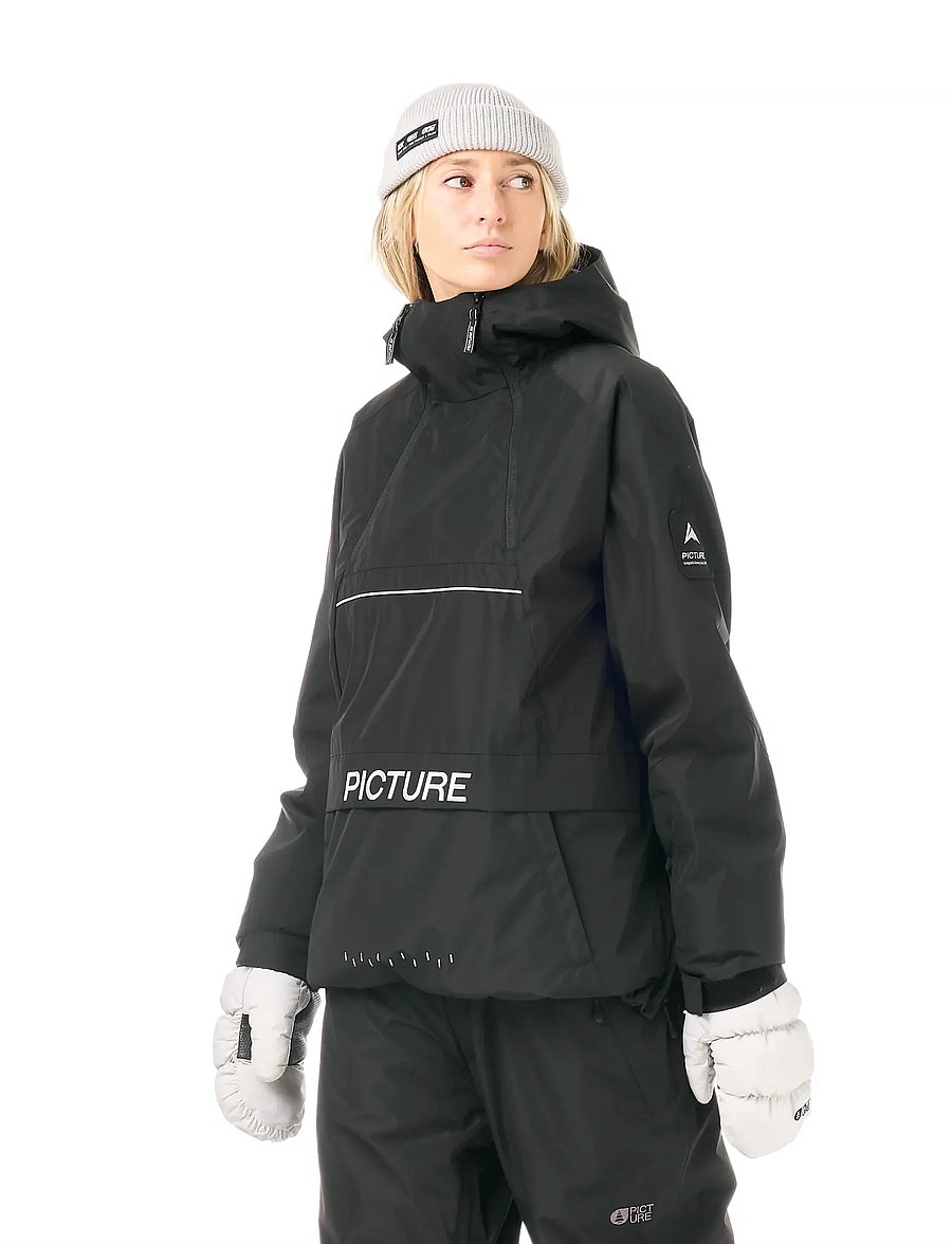 PICTURE ORGANIC CLOTHING - LUMA 1/4 ZIP - skidkläder - black - 4