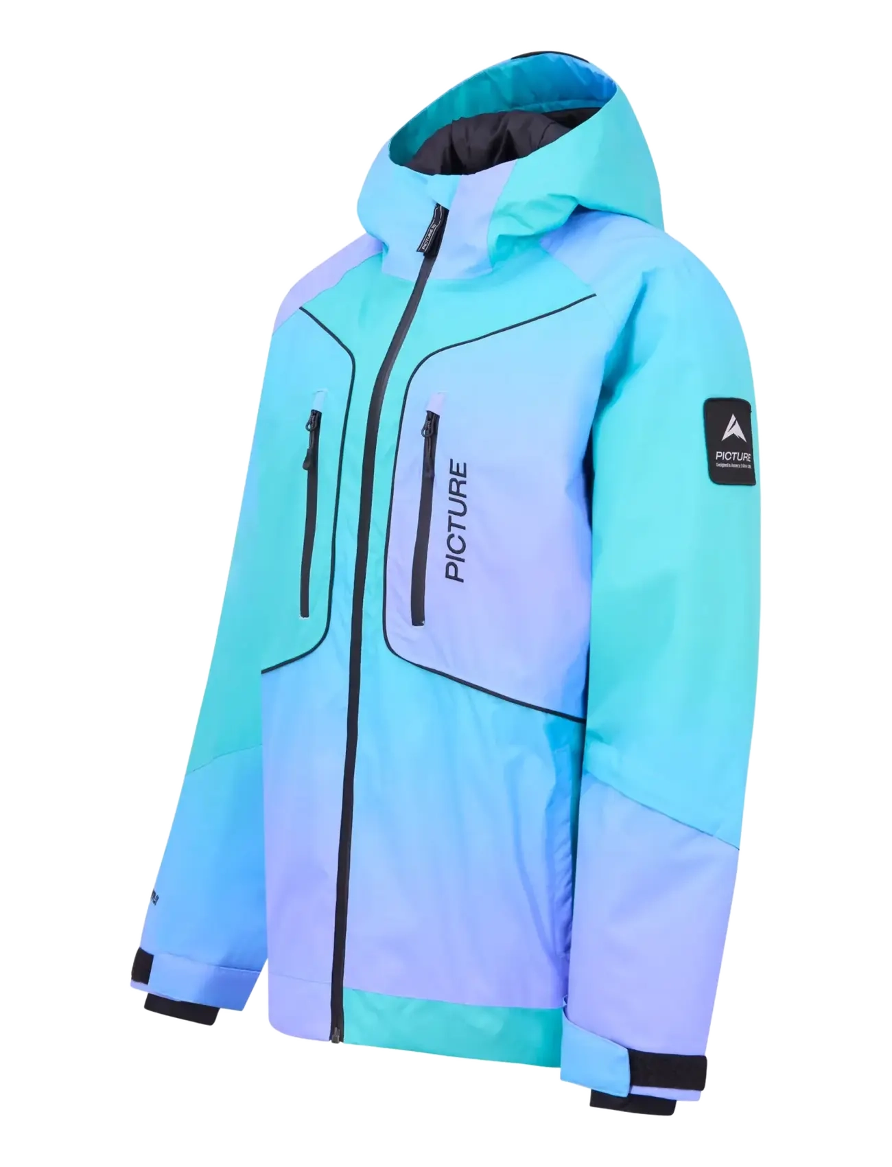 PICTURE ORGANIC CLOTHING - LUMA GRADIENT JACKET - ski-kleidung - frozen gradient print - 2