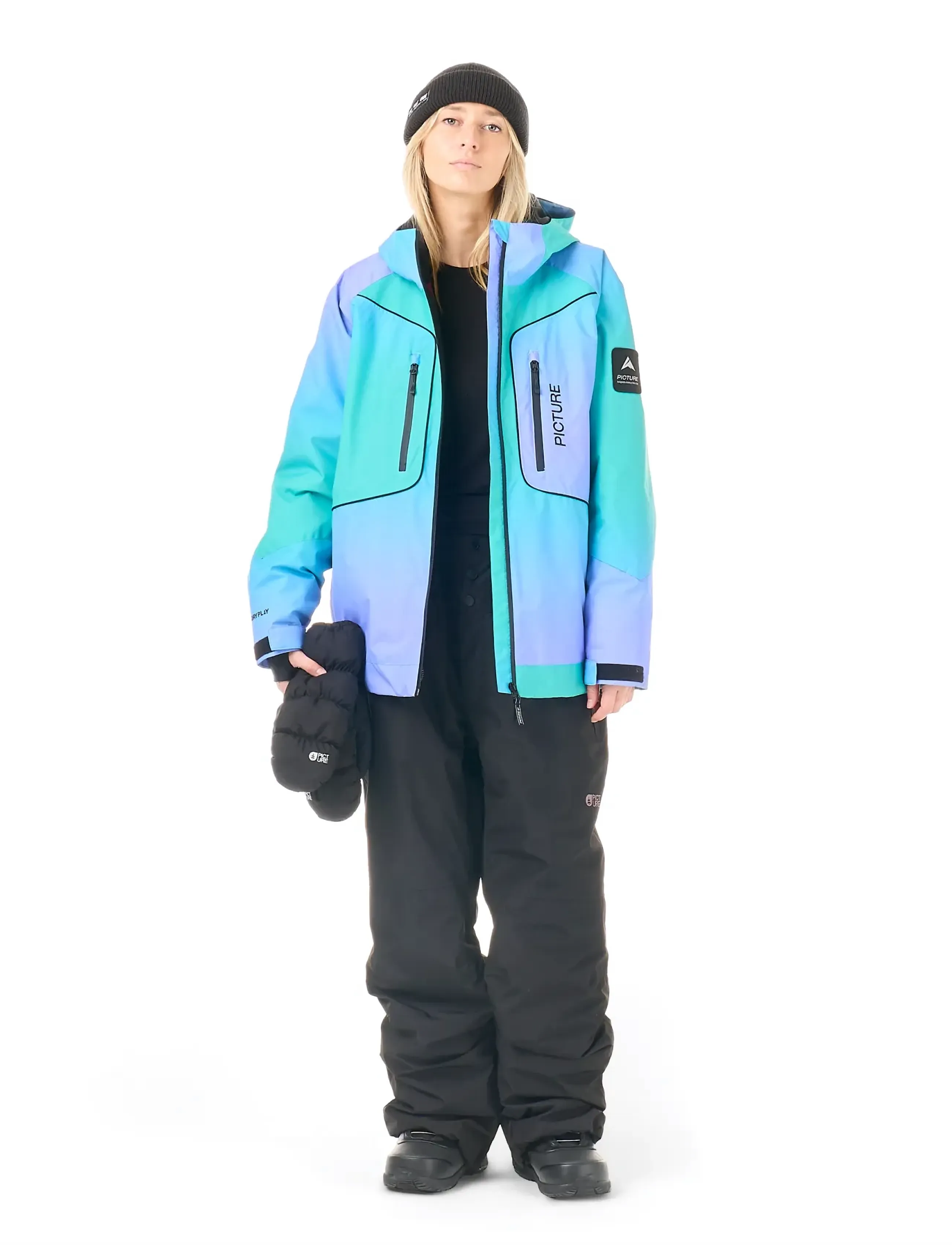 PICTURE ORGANIC CLOTHING - LUMA GRADIENT JACKET - ski-kleidung - frozen gradient print - 0