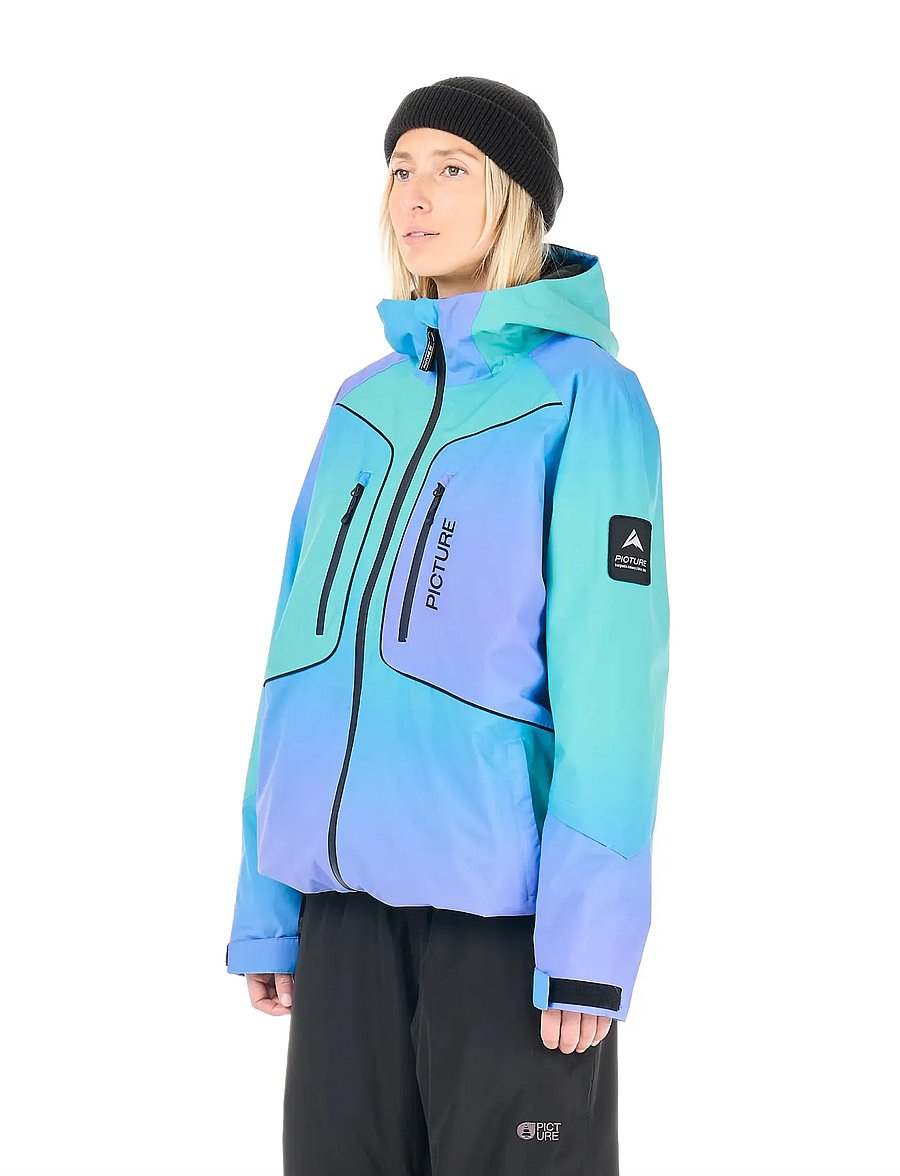 PICTURE ORGANIC CLOTHING - LUMA GRADIENT JACKET - ski-kleidung - frozen gradient print - 5