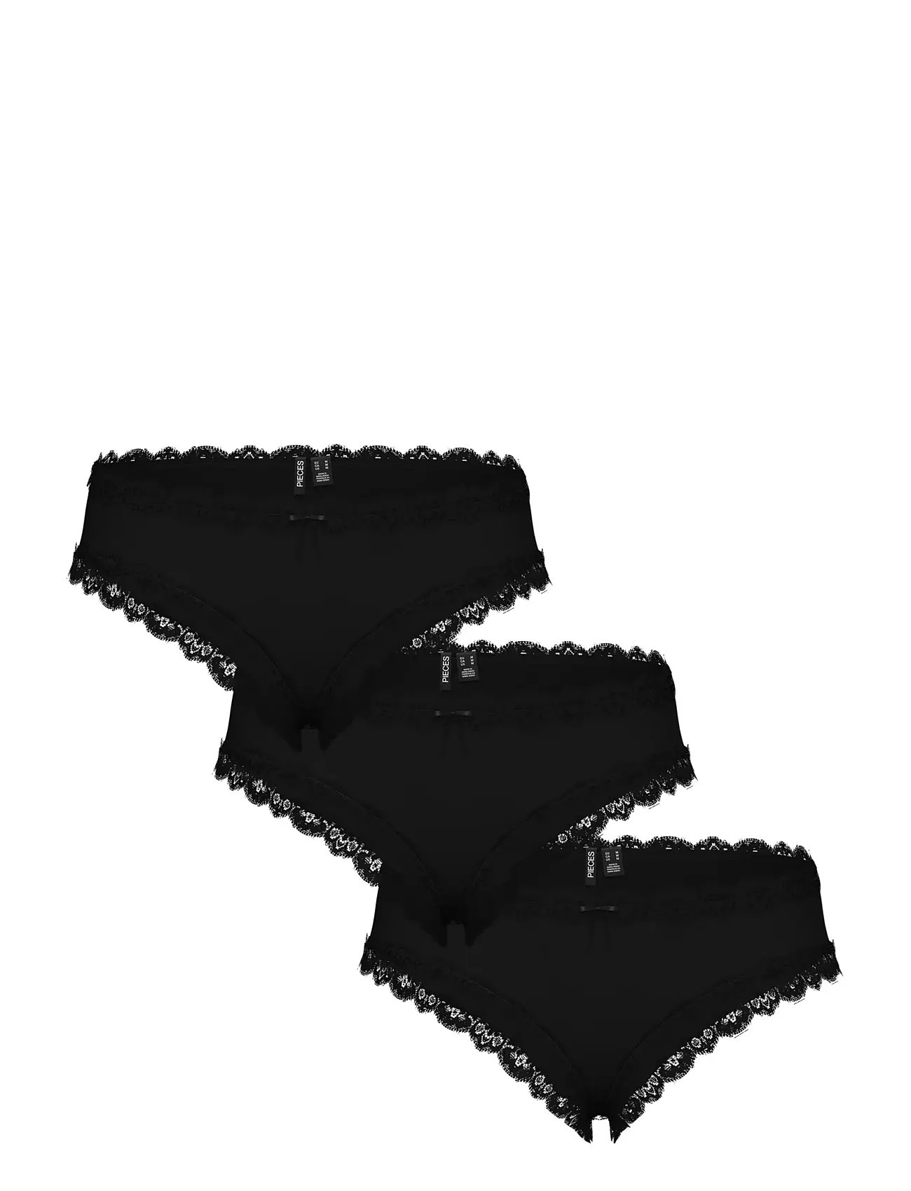 Pieces Pcnola Low Cut Hipster 3-Pack Noos - - L 1