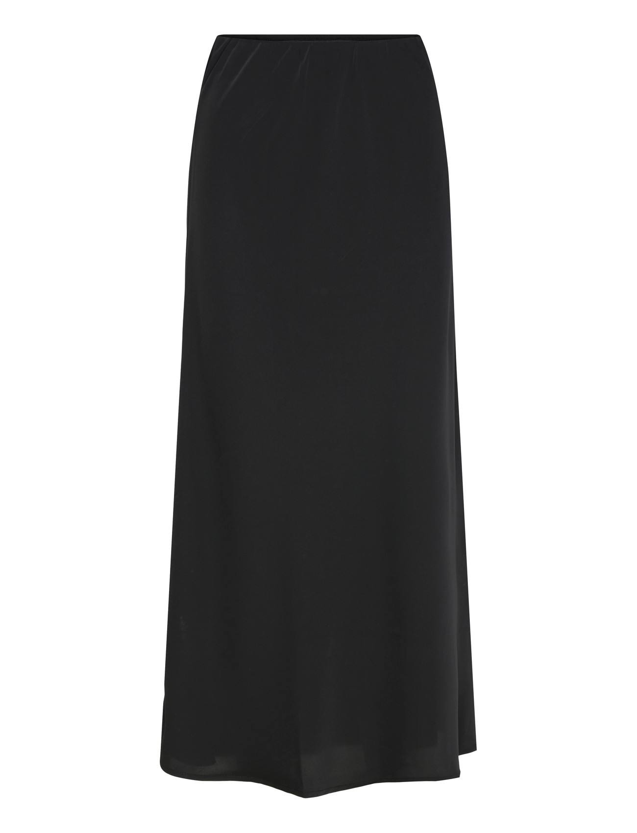 Pieces Pcfranan Hw Ankle Skirt Wvn Noos Bc - Black - XS