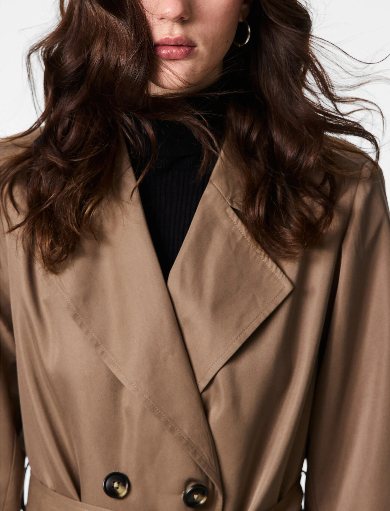 PIECES Pcscarlett LS trenchcoat trenchcoats dam – bild 10