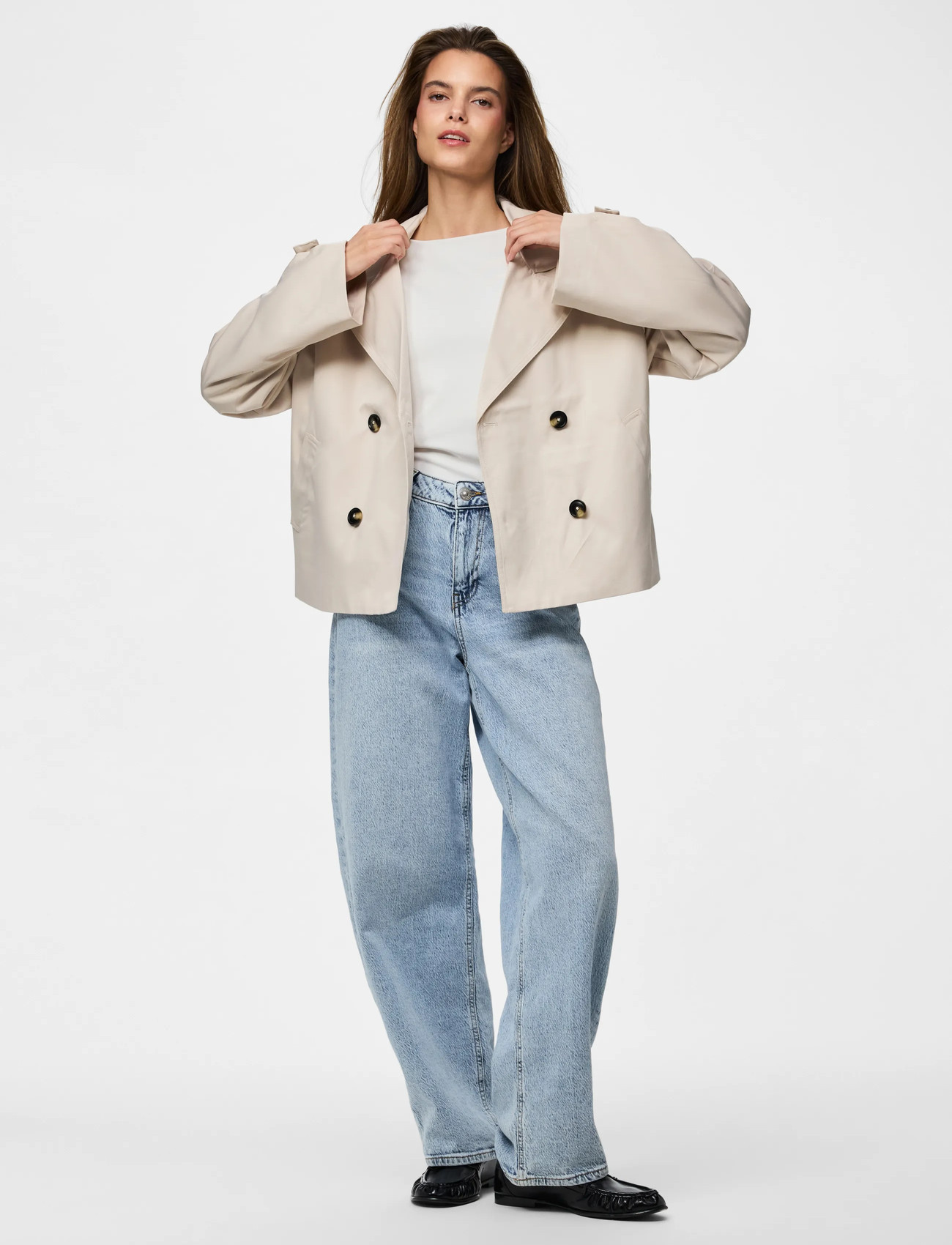 PIECES Pcscarlett Ls Short Trenchcoat kavajer & blazers dam – bild 10