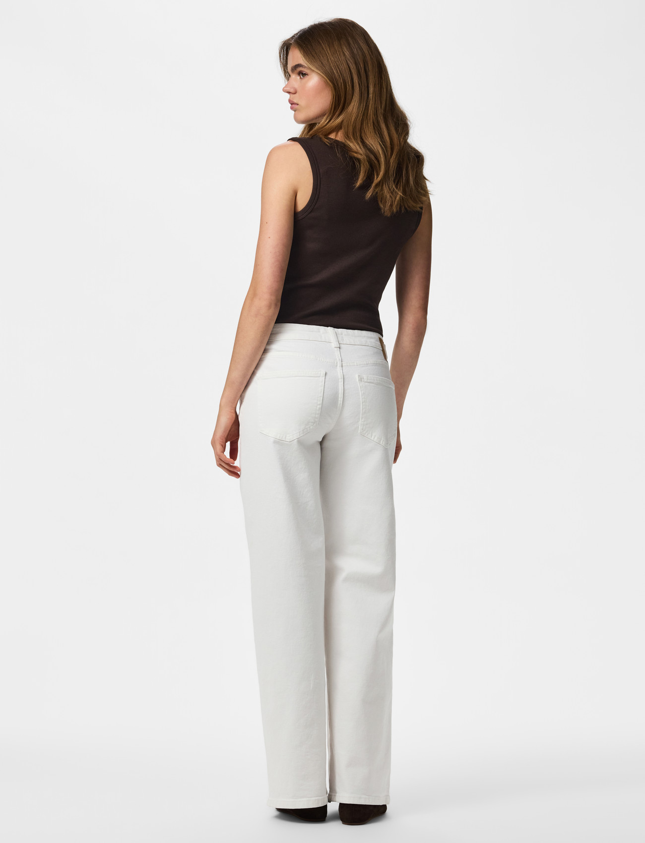 PIECES Pcselma Lw Wide Jeans Od dam – bild 6