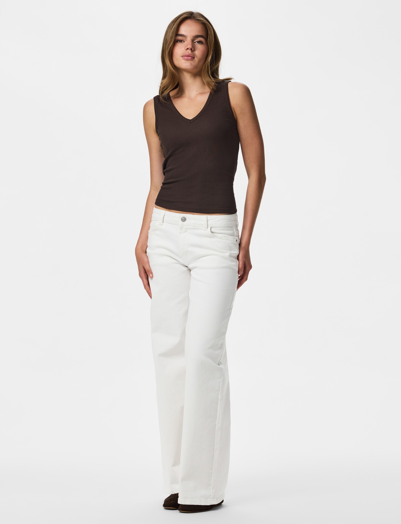 PIECES Pcselma Lw Wide Jeans Od dam – bild 7
