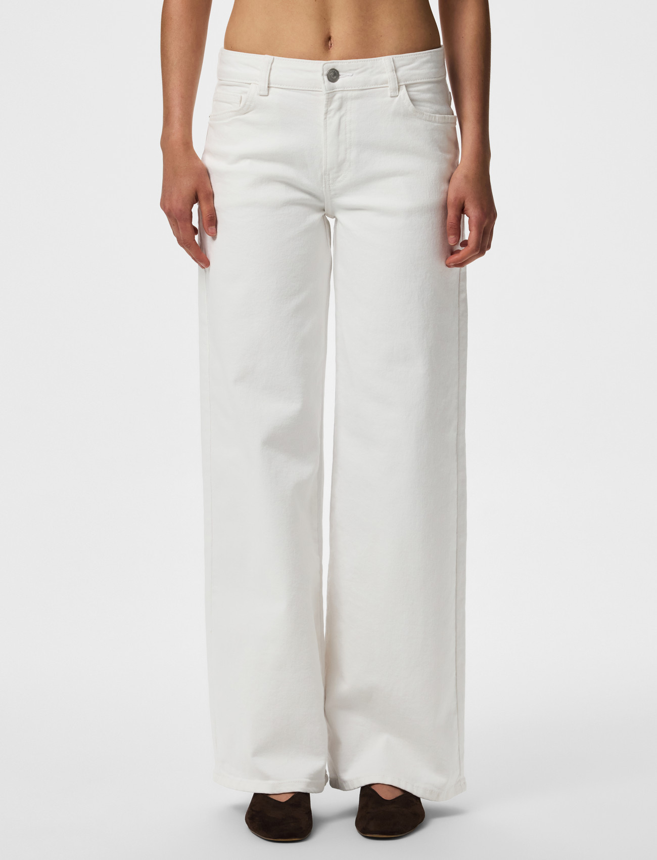 PIECES Pcselma Lw Wide Jeans Od dam – bild 9