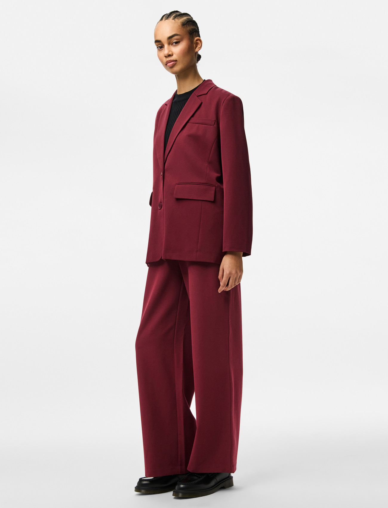 PIECES Pckamil Hw Wide Pant kostymbyxor dam – bild 9
