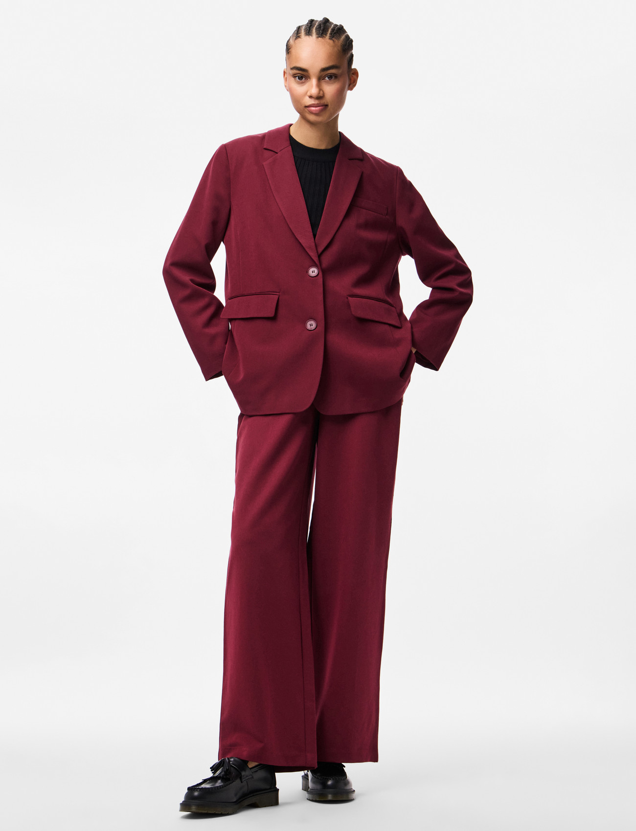 PIECES Pckamil Hw Wide Pant kostymbyxor dam – bild 10