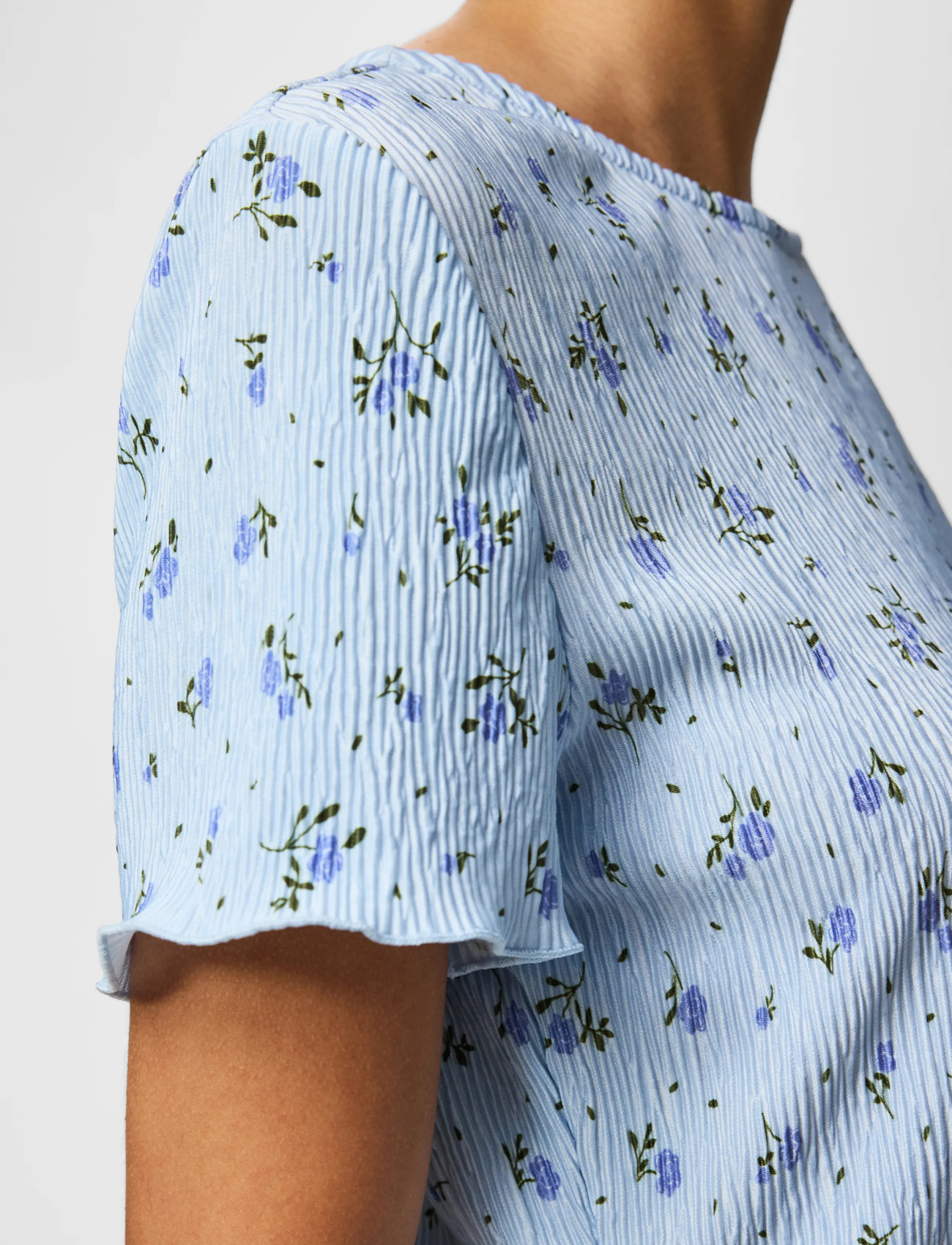 PIECES Pcflora Ss O-neck Top Jrs t-shirts dam – bild 10