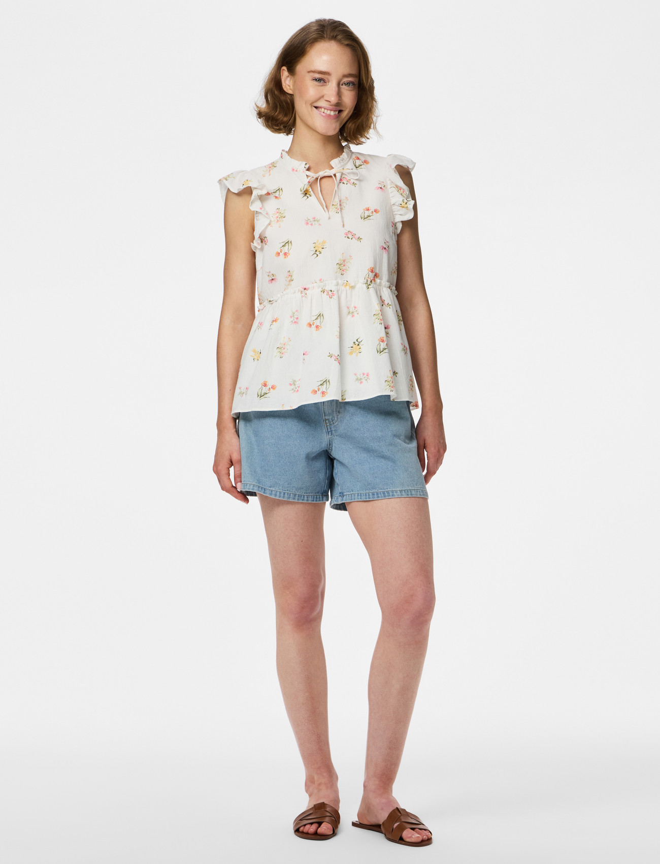 PIECES Pcemma Sl Top Wvn Noos blusar dam – bild 7