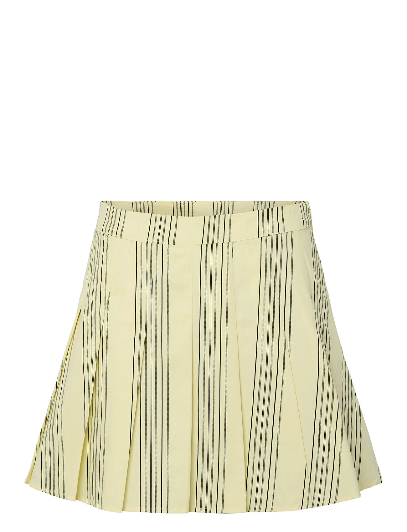 Pieces Pcjamie Mw Pleated Skirt Wvn D2D Pp - Yellow - XS