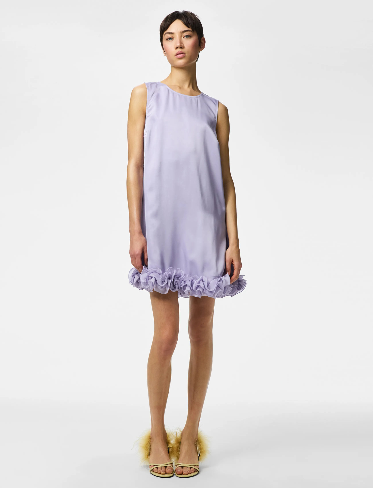 PIECES Pcbeja Sl Short Dress Wvn korta klänningar dam – bild 8