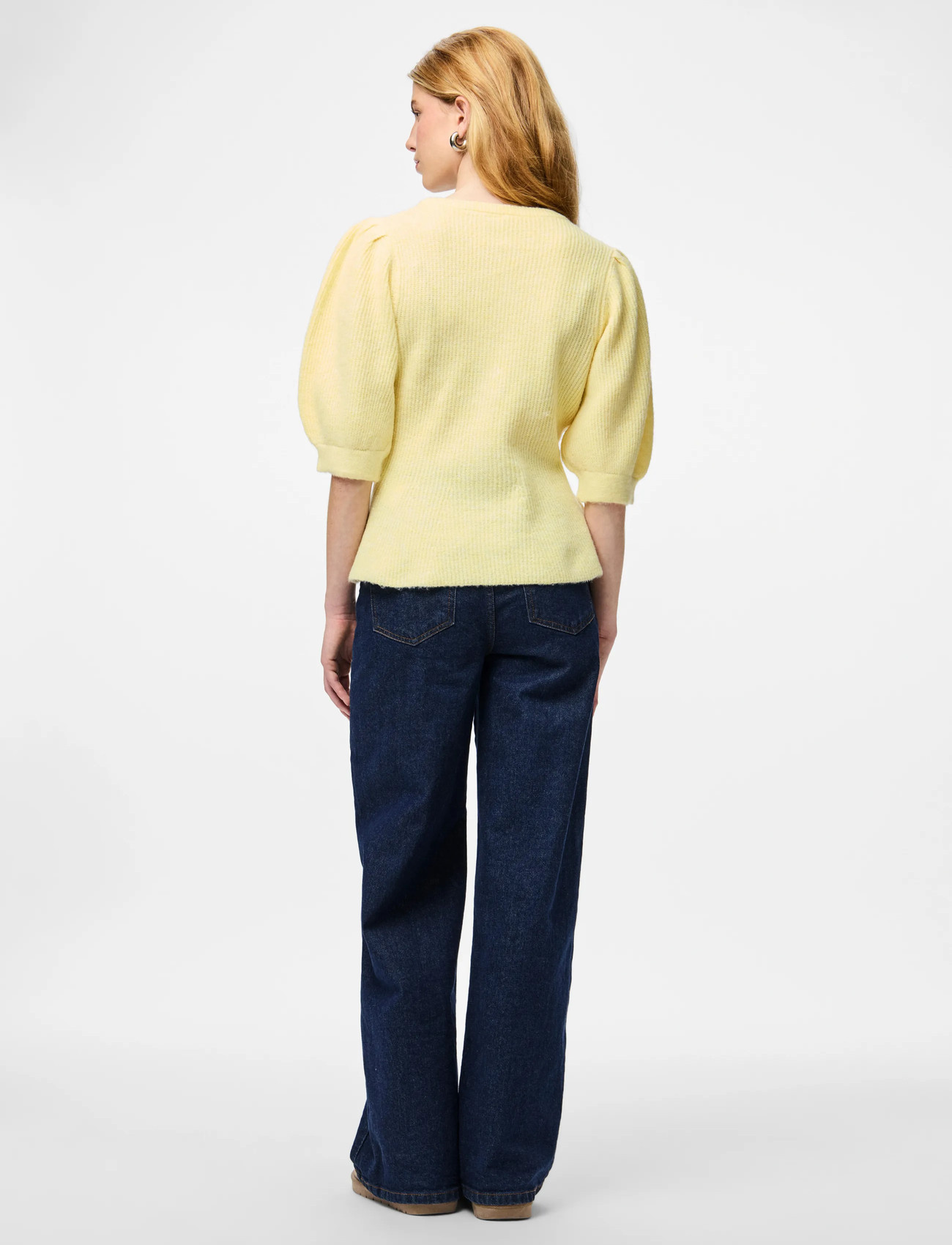 PIECES Pcsilly Ss Puff Knit Cardigan dam – bild 6