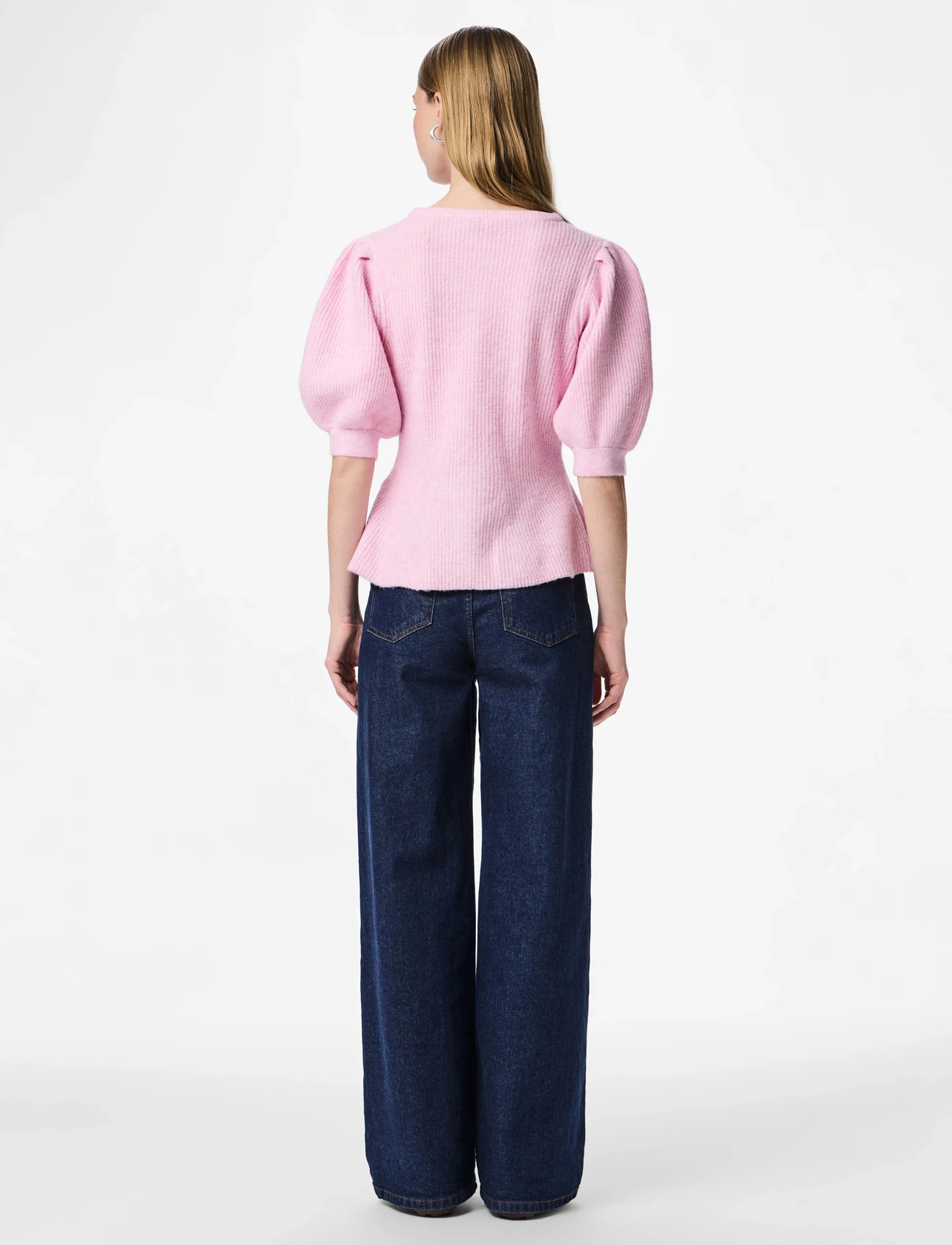 PIECES Pcsilly Ss Puff Knit Cardigan dam – bild 6