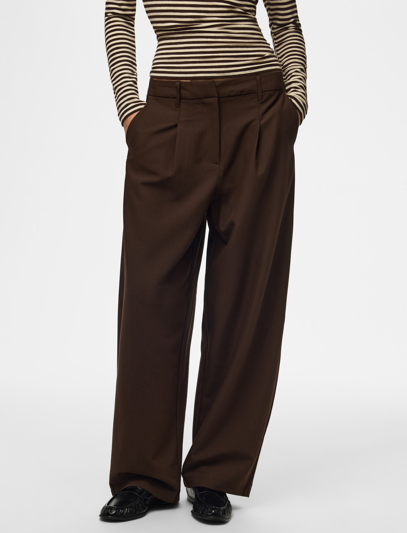 PIECES Pcbosella Mw Barrel Pants Noos kostymbyxor dam – bild 6