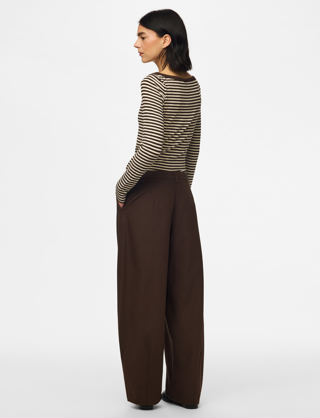 PIECES Pcbosella Mw Barrel Pants Noos kostymbyxor dam – bild 7