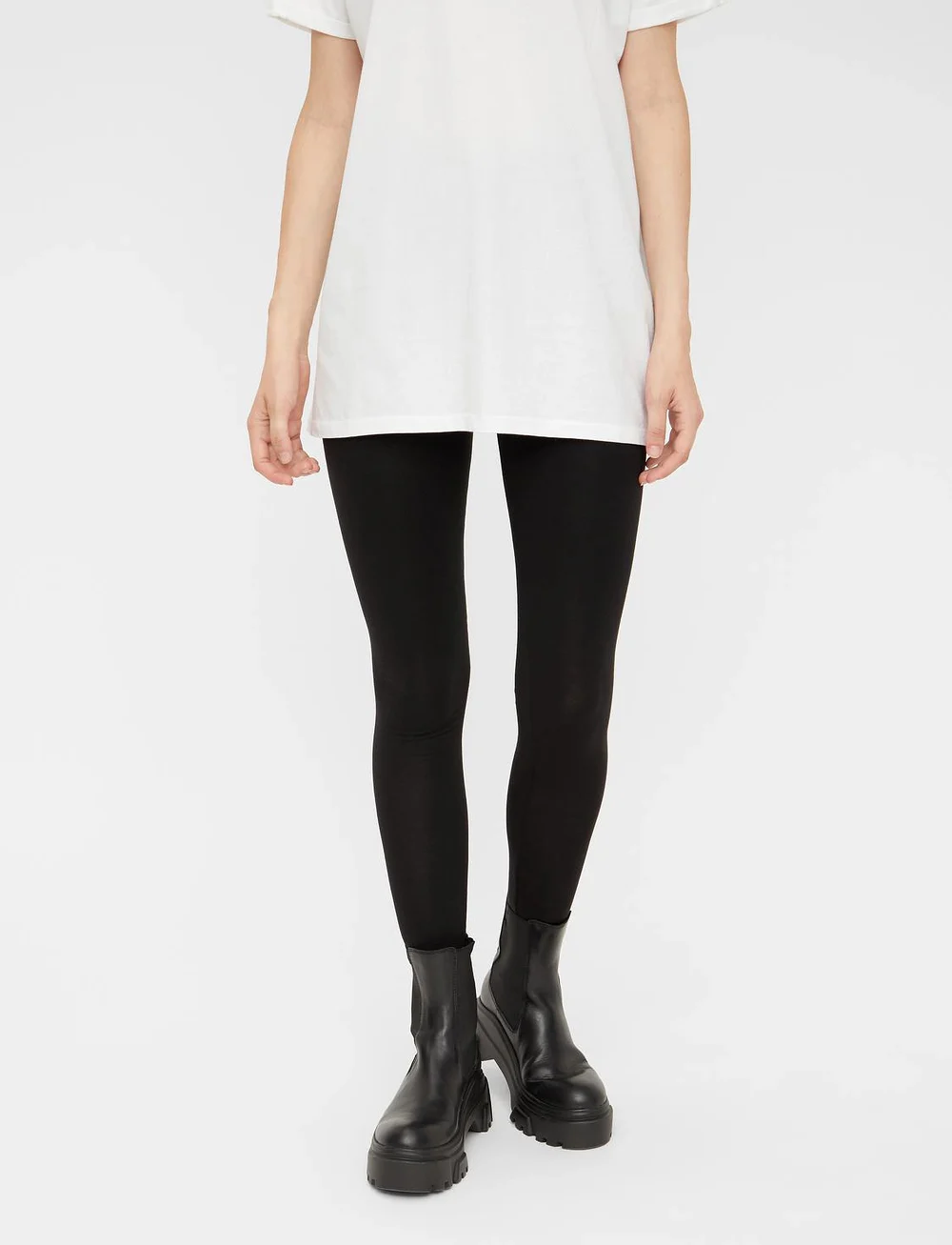 Pieces - PCEDITA LONG LEGGINGS JRS NOOS BC - retuusid - black - 0