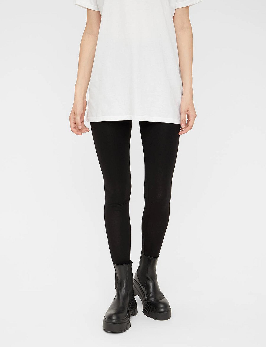 Pieces - PCEDITA LONG LEGGINGS JRS NOOS BC - leggings - black - 0