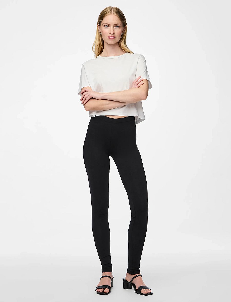 Pieces - PCEDITA LONG LEGGINGS JRS NOOS BC - leggings - black - 4