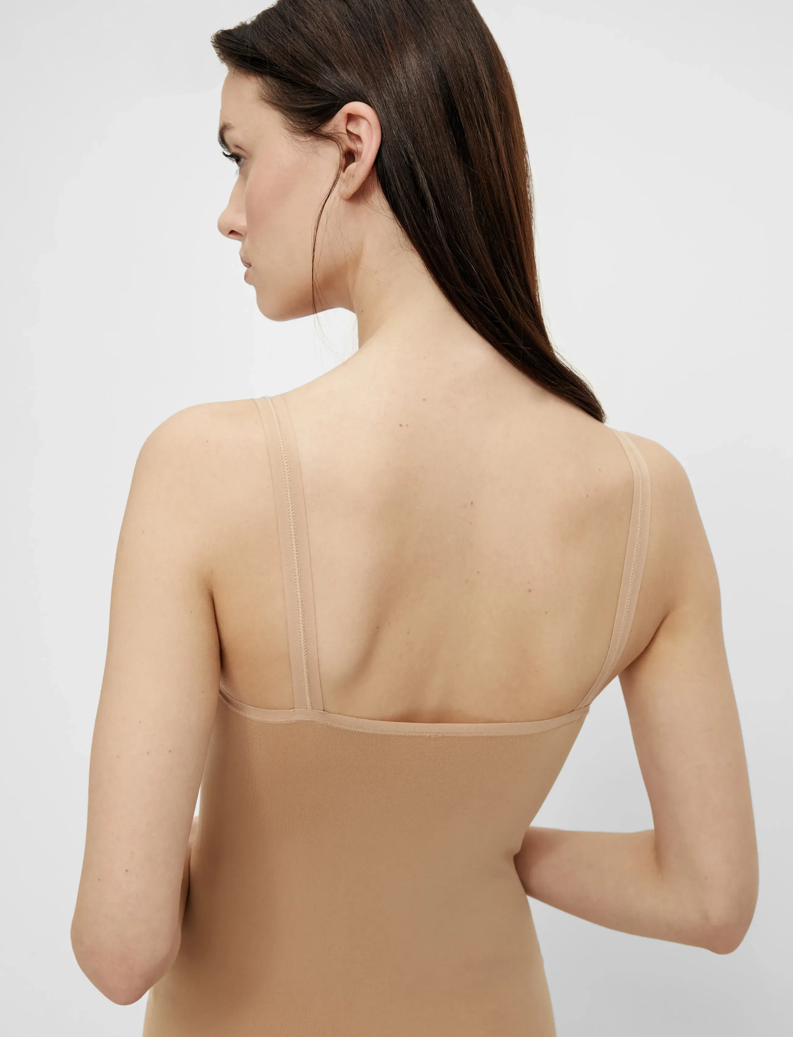 Pieces - PCBALLROOM LONG SINGLET NOOS BC - lägsta priserna - nature - 5