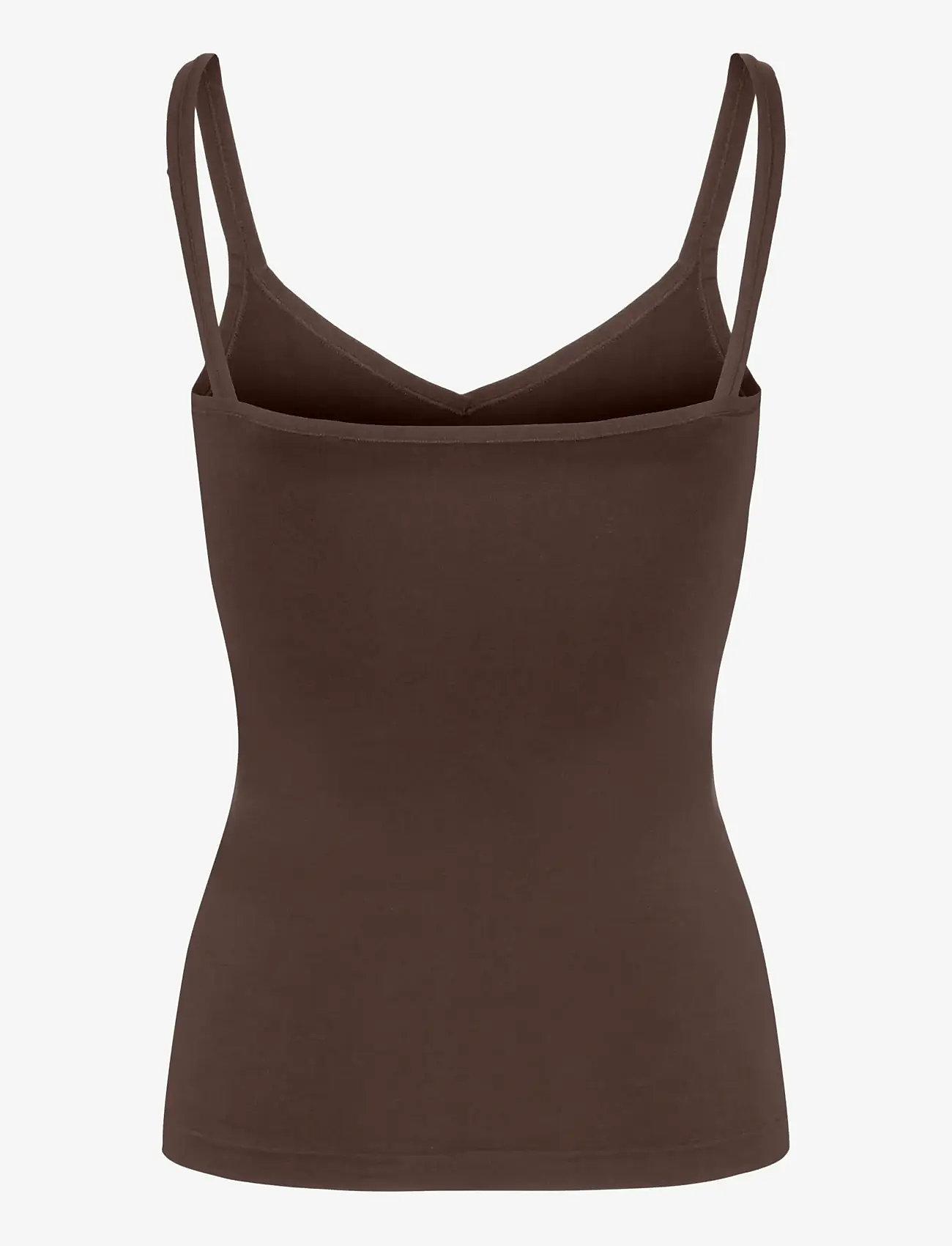 Pieces - PCPLAIN UNDERWEAR TOP NOOS BC - tops - hot fudge - 1