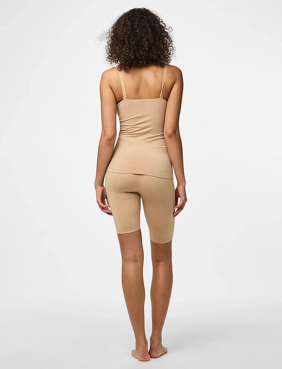 Pieces - PCPLAIN UNDERWEAR TOP NOOS BC - vormivad topid - nature - 3