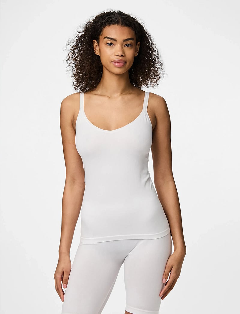 Pieces - PCPLAIN UNDERWEAR TOP NOOS BC - toppe - white - 0