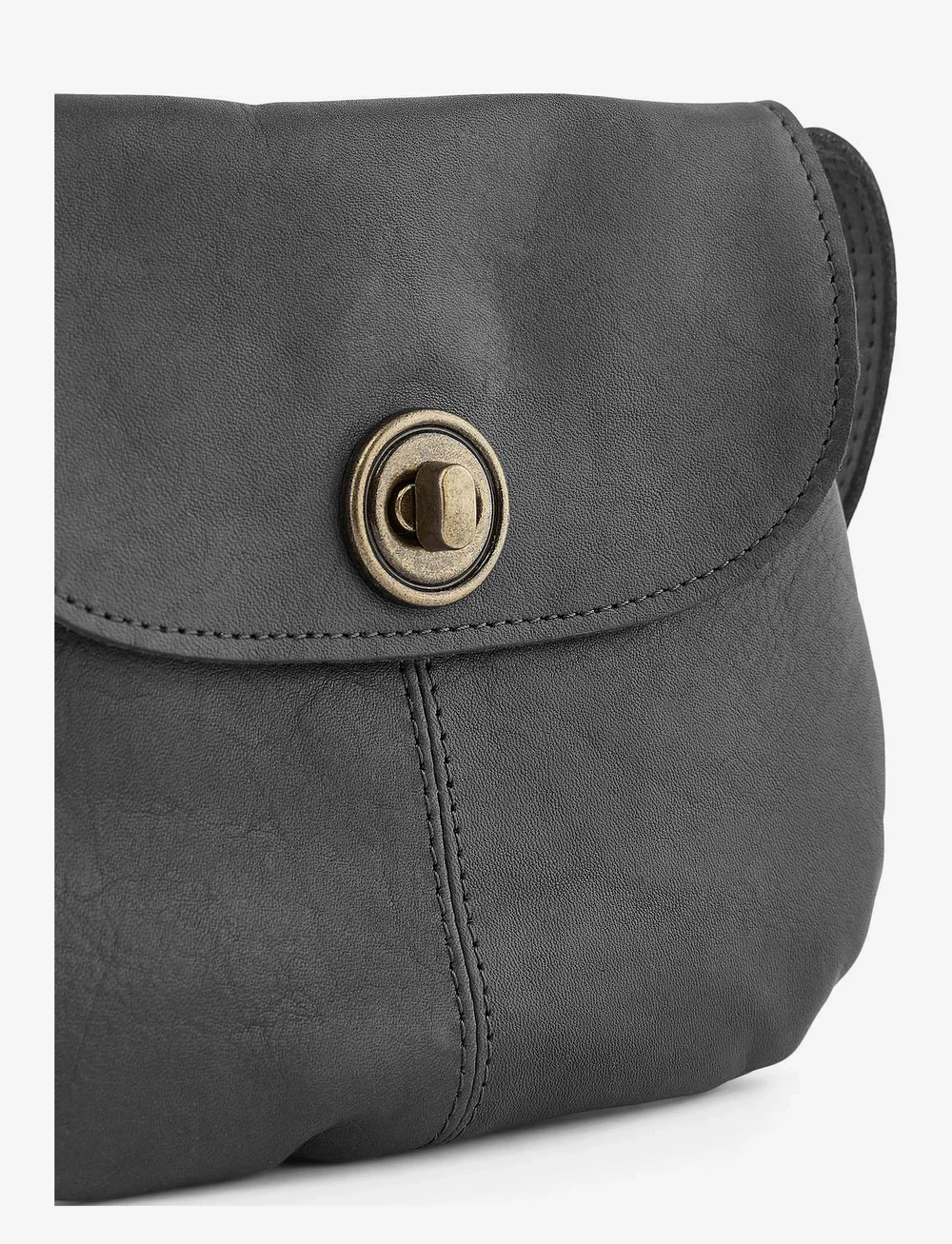 Pieces - PCTOTALLY ROYAL LEATHER PARTY BAG NOOS - crossbody bags - black - 3